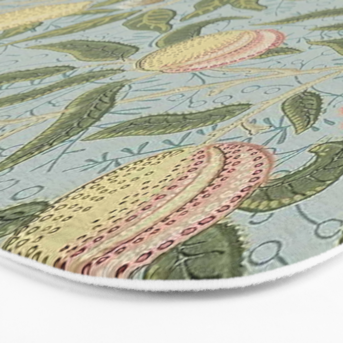William Morris Vintage Fruit Slate Thyme Bath Mat Gallery Image 3