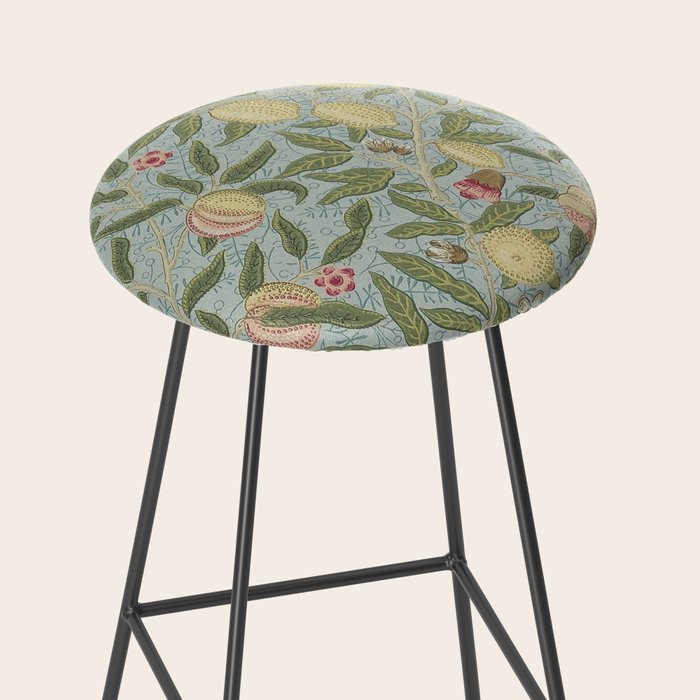 William Morris Vintage Fruit Slate Thyme Stool Gallery Image 2