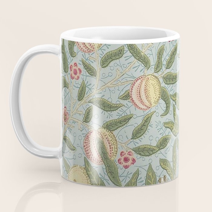 William Morris Vintage Fruit Slate Thyme Coffee Mug Gallery Image 3