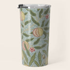 William Morris Vintage Fruit Slate Thyme Travel Mug Gallery Image 3