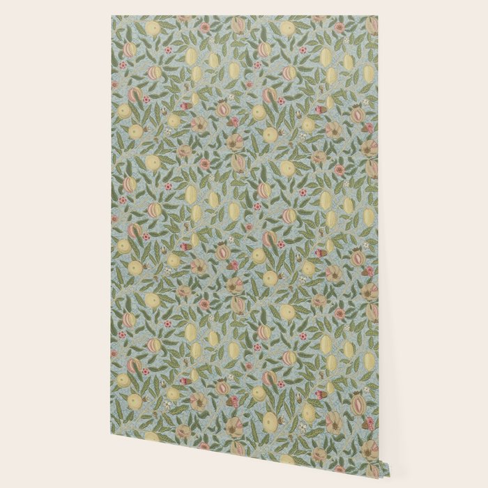 William Morris Vintage Fruit Slate Thyme Wallpaper Gallery Image 2