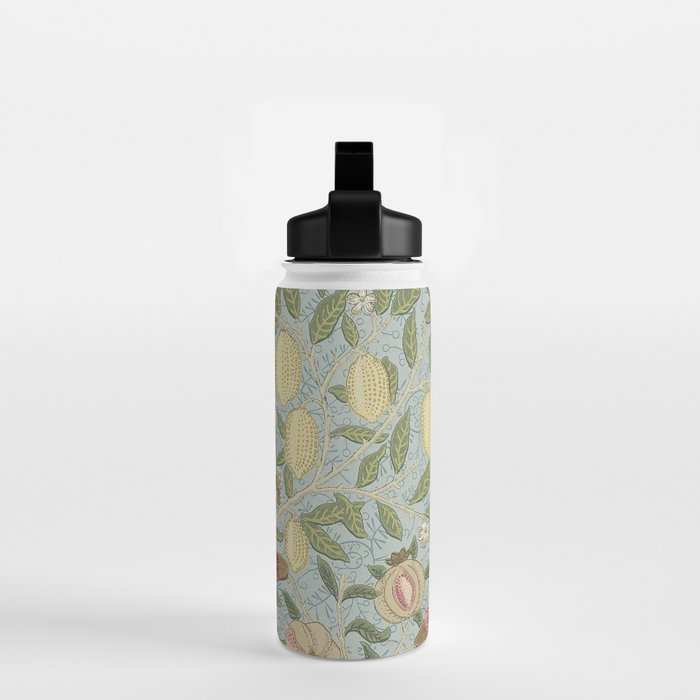 William Morris Vintage Fruit Slate Thyme Water Bottle Gallery Image 2