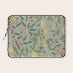 William Morris Vintage Fruit Slate Thyme Laptop Sleeve Gallery Image 1