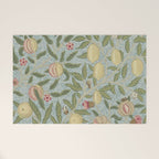 William Morris Vintage Fruit Slate Thyme Welcome Mat Gallery Image 1