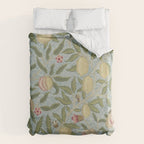 William Morris Vintage Fruit Slate Thyme Duvet Cover Gallery Image 6