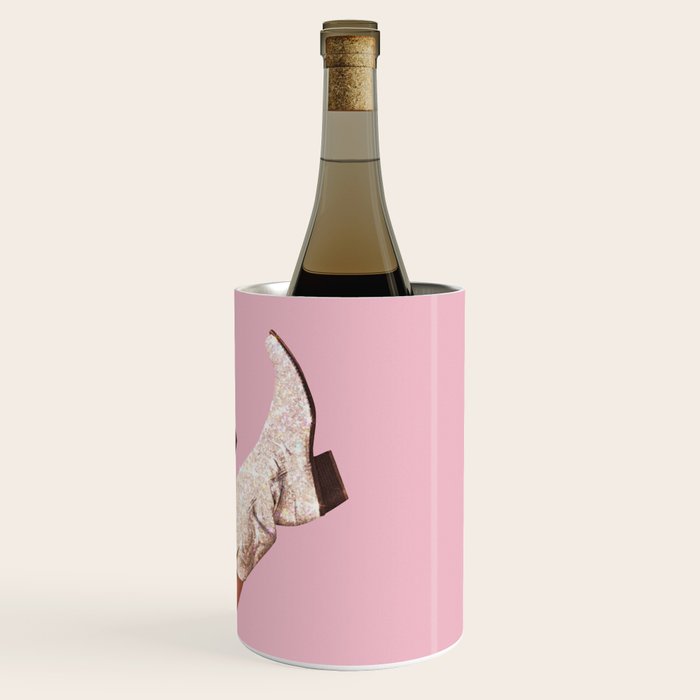 These Boots - Glitter Pink Landscape Wine Chiller Gallery Image 3