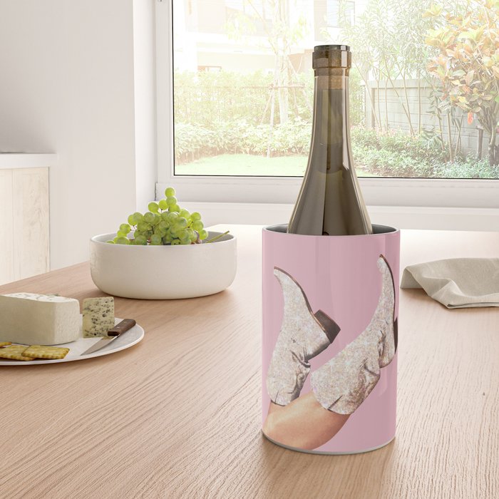 These Boots - Glitter Pink Landscape Wine Chiller Gallery Image 4