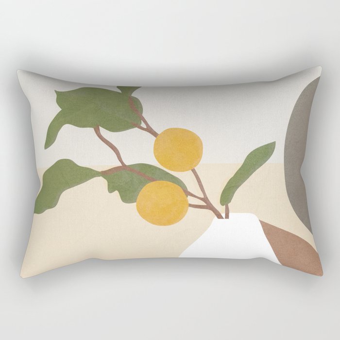 Mandarin Branch Rectangular Pillow Gallery Image 2