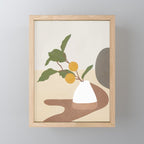 Mandarin Branch Mini Art Print Gallery Image 1