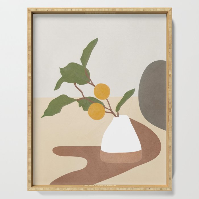 Mandarin Branch Serving Tray Gallery Image 1
