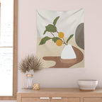 Mandarin Branch Wall Tapestry Gallery Image 2