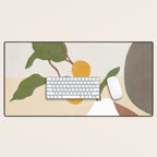 Mandarin Branch Desk Mat Gallery Image 1