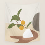 Mandarin Branch Wall Tapestry Gallery Image 4