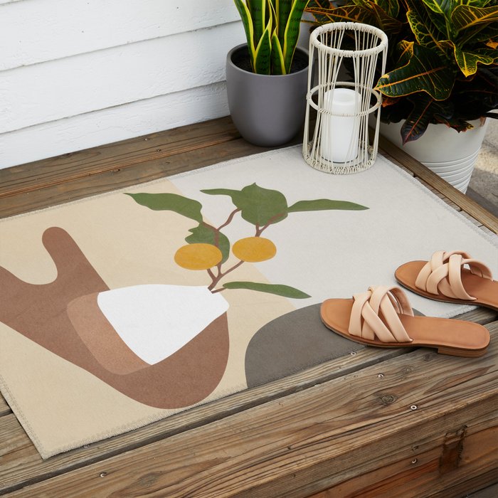 Mandarin Branch Outdoor Rug Gallery Image 2