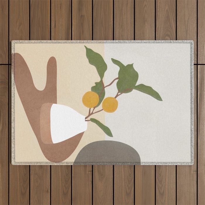 Mandarin Branch Outdoor Rug Gallery Image 1