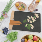 Branches Blooming Black Cutting Board Gallery Image 2