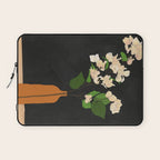 Branches Blooming Black Laptop Sleeve Gallery Image 1
