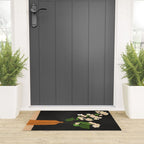 Branches Blooming Black Welcome Mat Gallery Image 3