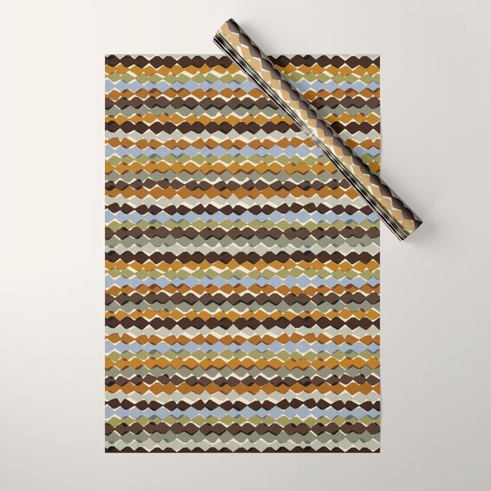 Natural Rhythm Waves Wrapping Paper Gallery Image 1