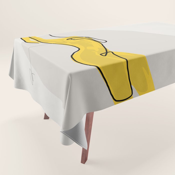 Mustard Moonlight  Tablecloth Gallery Image 1