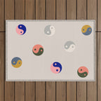 Yin and yang  Outdoor Rug Gallery Image 1