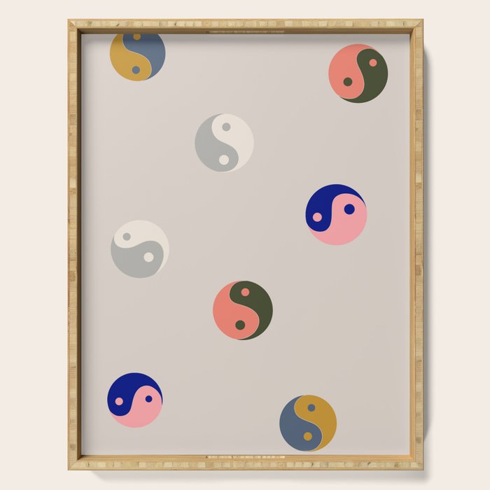 Yin and yang  Serving Tray Gallery Image 1