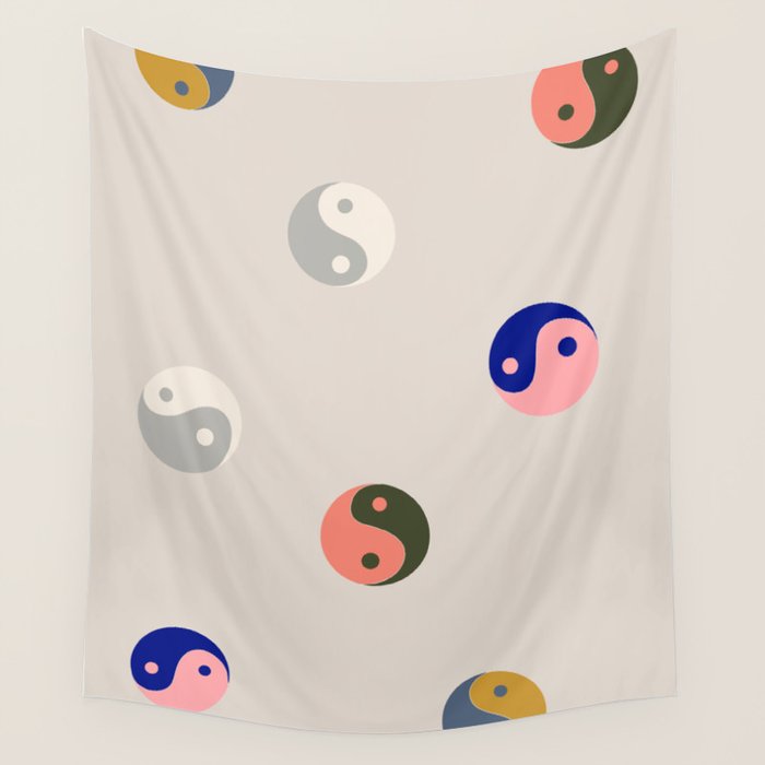Yin and yang  Wall Tapestry Gallery Image 1