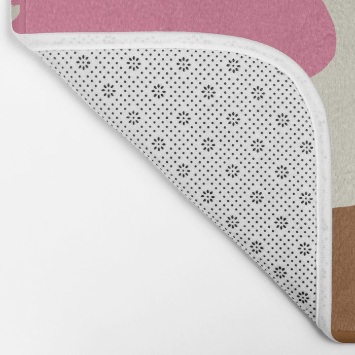 Happy flower pot  Bath Mat Gallery Image 2