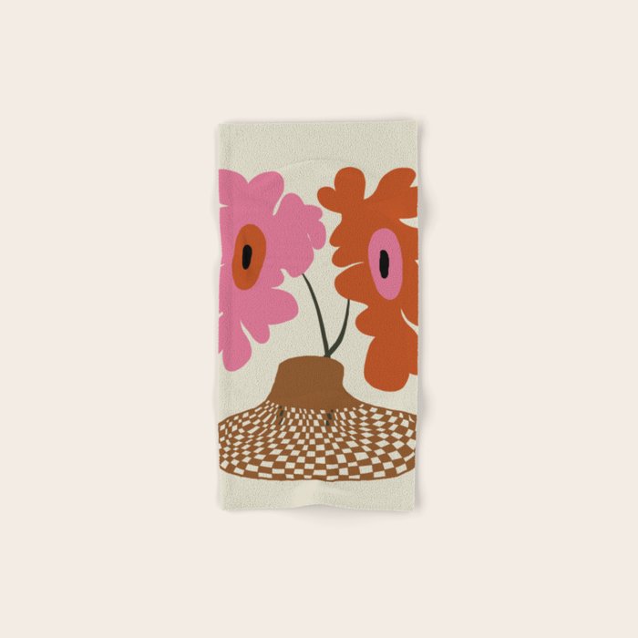 Happy flower pot  Bath Towel Gallery Image 1