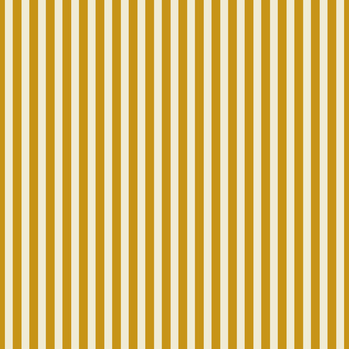 Fine Stripes Narrow Vertical Stripe Pattern in Ochre Mustard Cream Coffee Mug Gallery Image 2