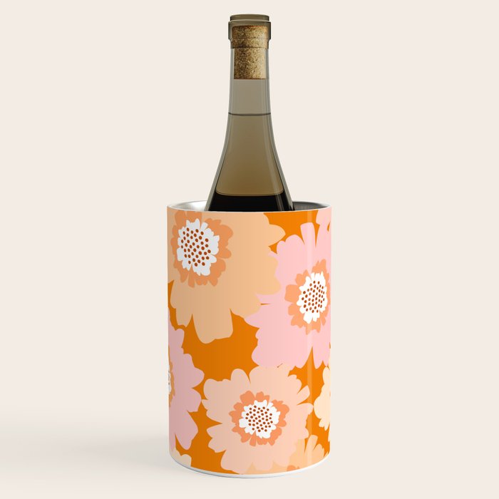 Modern Boho Flowers Wine Chiller Gallery Image 2