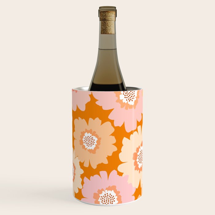 Modern Boho Flowers Wine Chiller Gallery Image 3