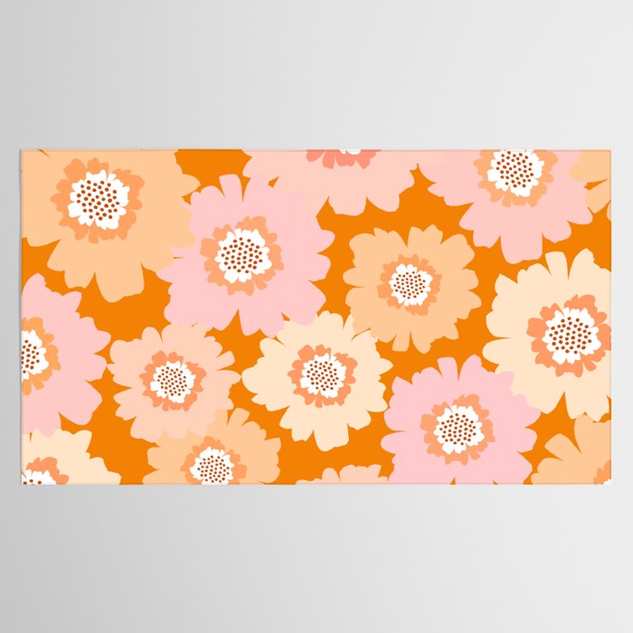 Modern Boho Flowers Tablecloth Gallery Image 2