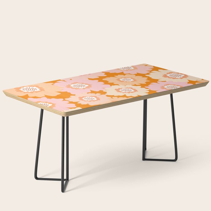 Modern Boho Flowers Coffee Table Gallery Image 1