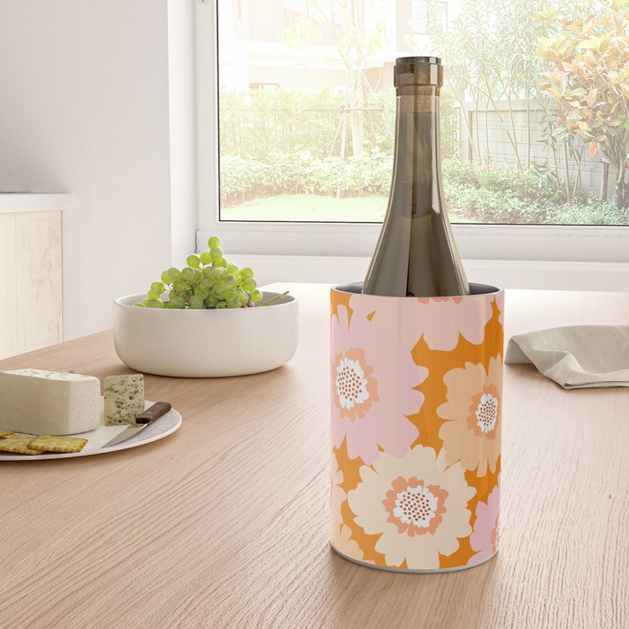 Modern Boho Flowers Wine Chiller Gallery Image 4