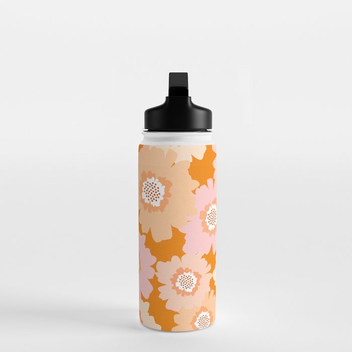 Modern Boho Flowers Water Bottle Gallery Image 3