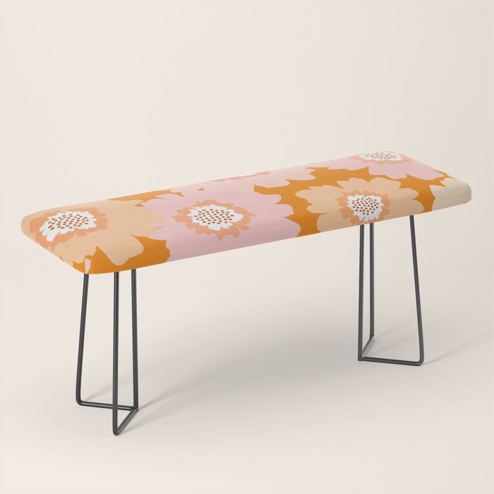 Modern Boho Flowers Bench Gallery Image 1