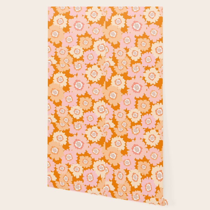 Modern Boho Flowers Wallpaper Gallery Image 2