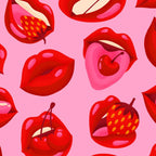 Fruity & Flirty Pattern on Light Pink Coffee Mug Gallery Image 2