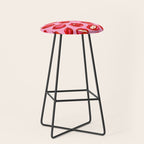 Fruity & Flirty Pattern on Light Pink Stool Gallery Image 1