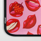 Fruity & Flirty Pattern on Light Pink Laptop Sleeve Gallery Image 3