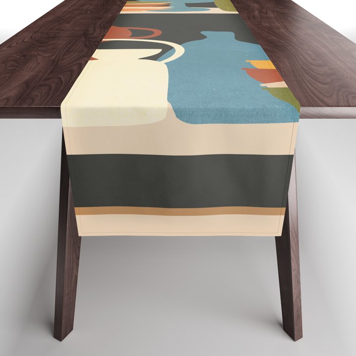 Serenade of Shapes 1 Table Runner Gallery Image 1