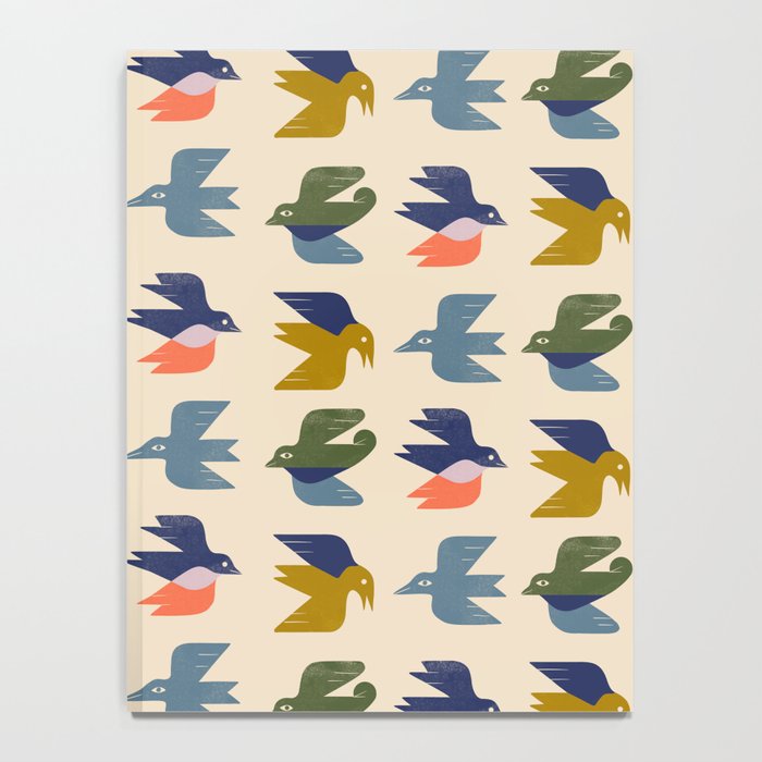 Four Birds Grid Notebook Gallery Image 4