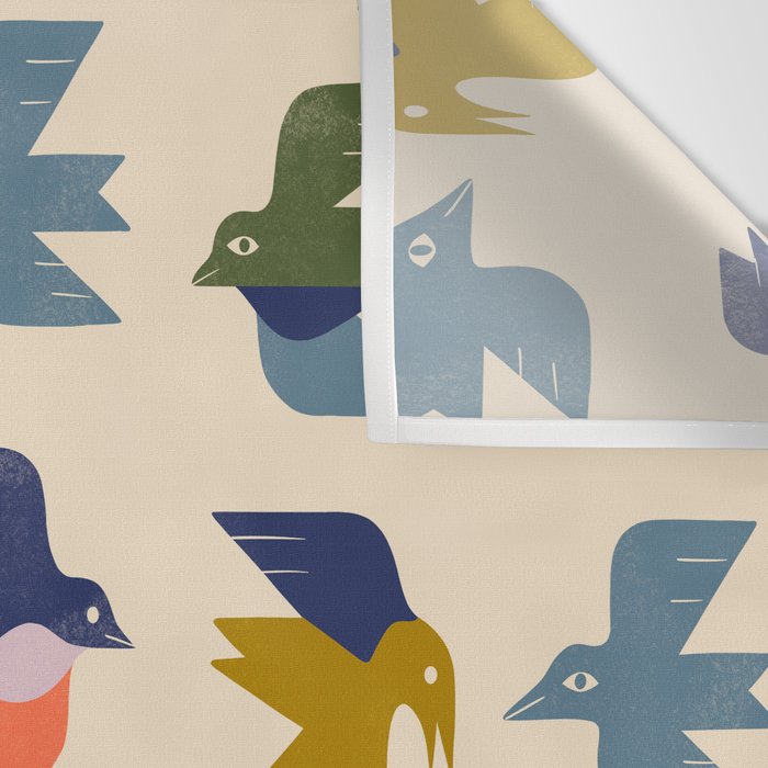 Four Birds Grid Wall Tapestry Gallery Image 3