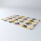 Four Birds Grid Rug Gallery Image 3