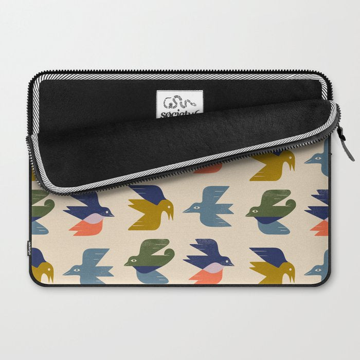 Four Birds Grid Laptop Sleeve Gallery Image 2