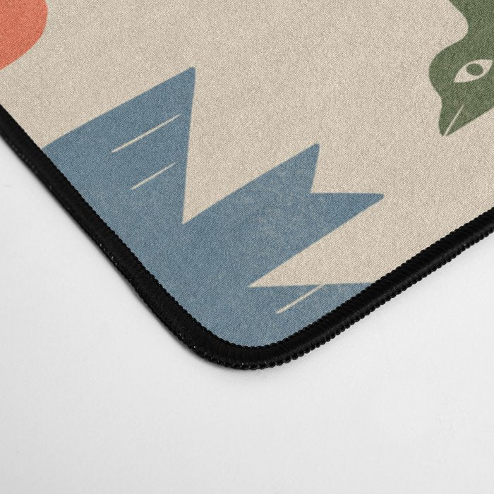 Four Birds Grid Desk Mat Gallery Image 4