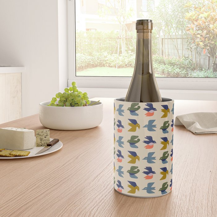Four Birds Grid Wine Chiller Gallery Image 4