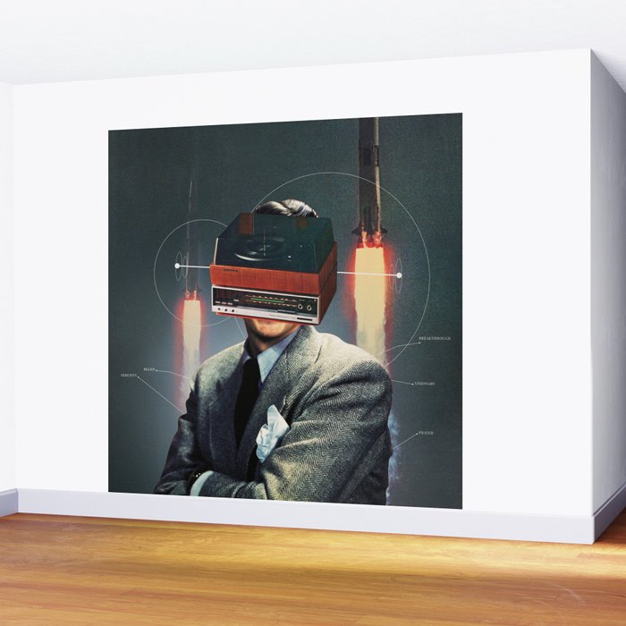RetroVisionary Wall Mural Gallery Image 2