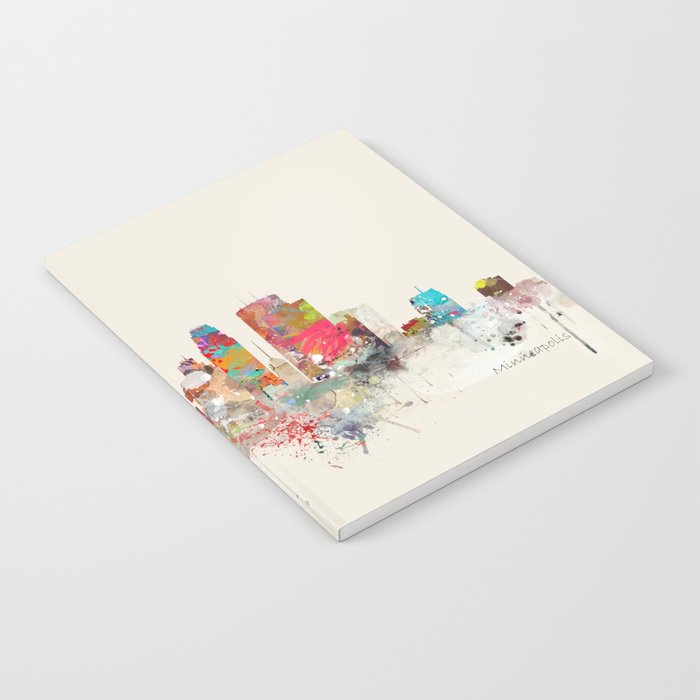 minneapolis skyline Notebook Gallery Image 2